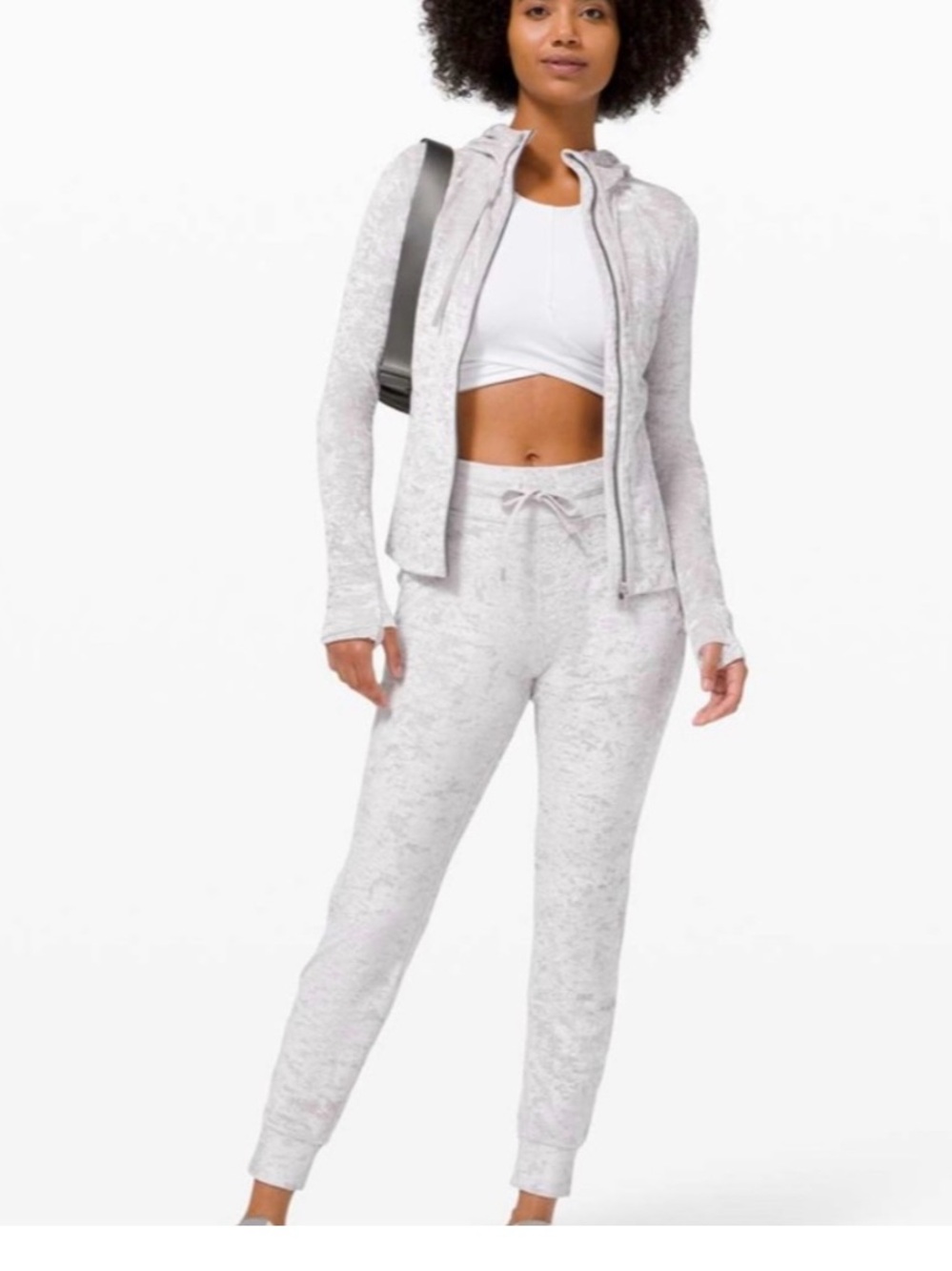 Lululemon Ready to Crush Chrome Velvet Cozy Drawstring Joggers
